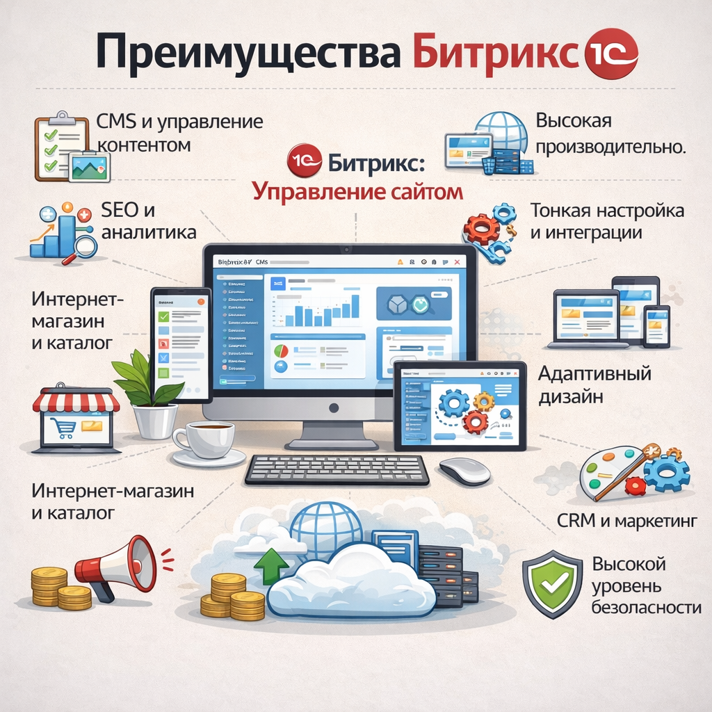 Преимущества Битрикс